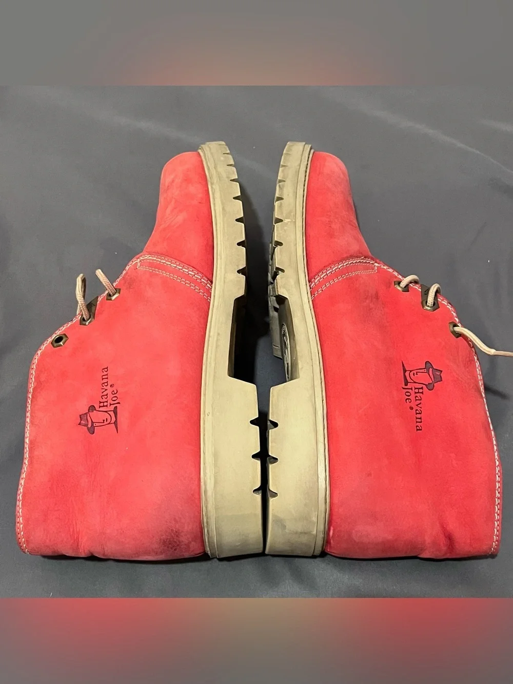 Havana Joe Panama Jack Ankle Chukka Boots Men EU 47 US 12 Lace Up Spain Red